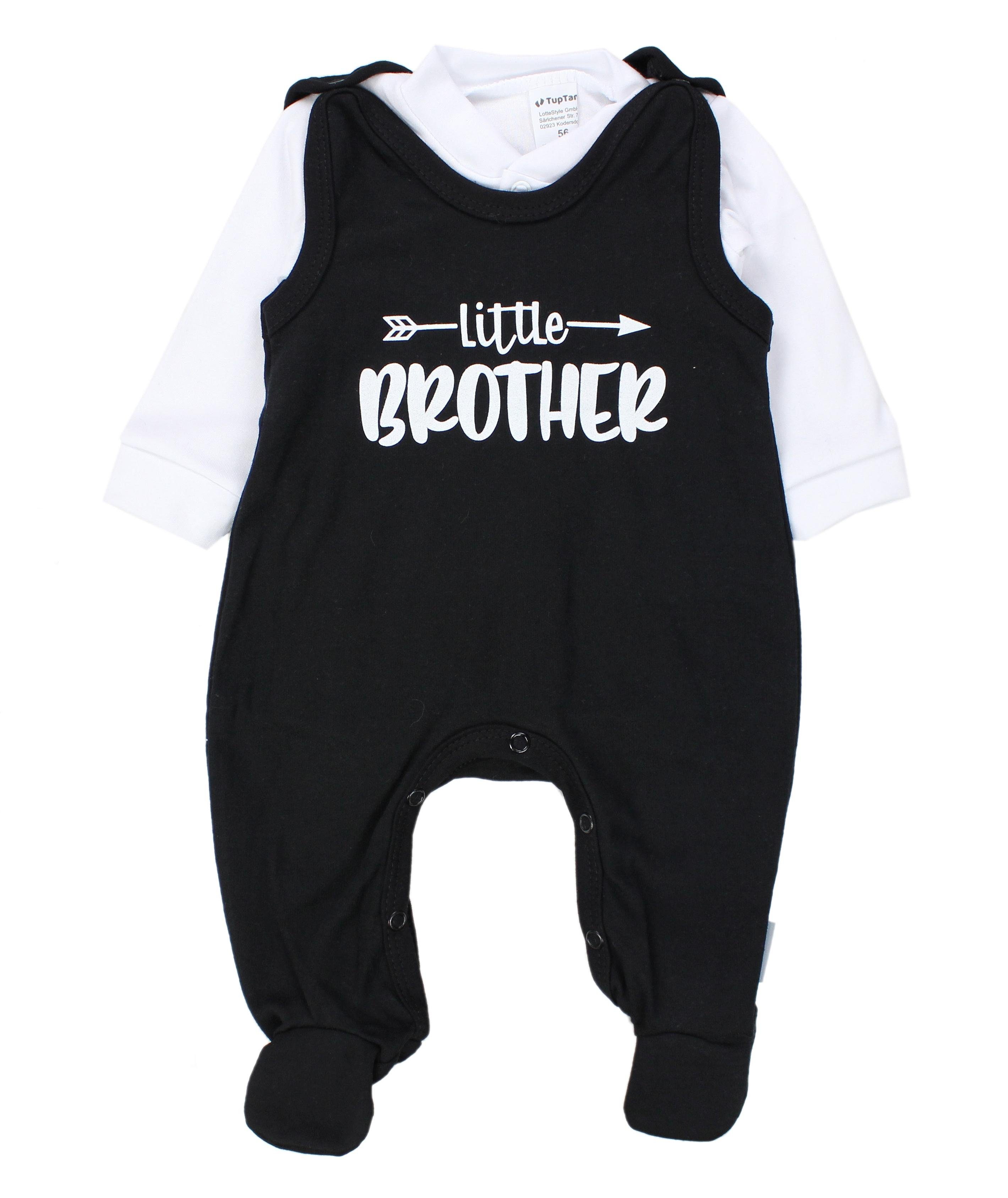 TupTam Baby Jungen Outfit 2-teilig - Langarmshirt Mit Print & Hose | Babykleidung Set